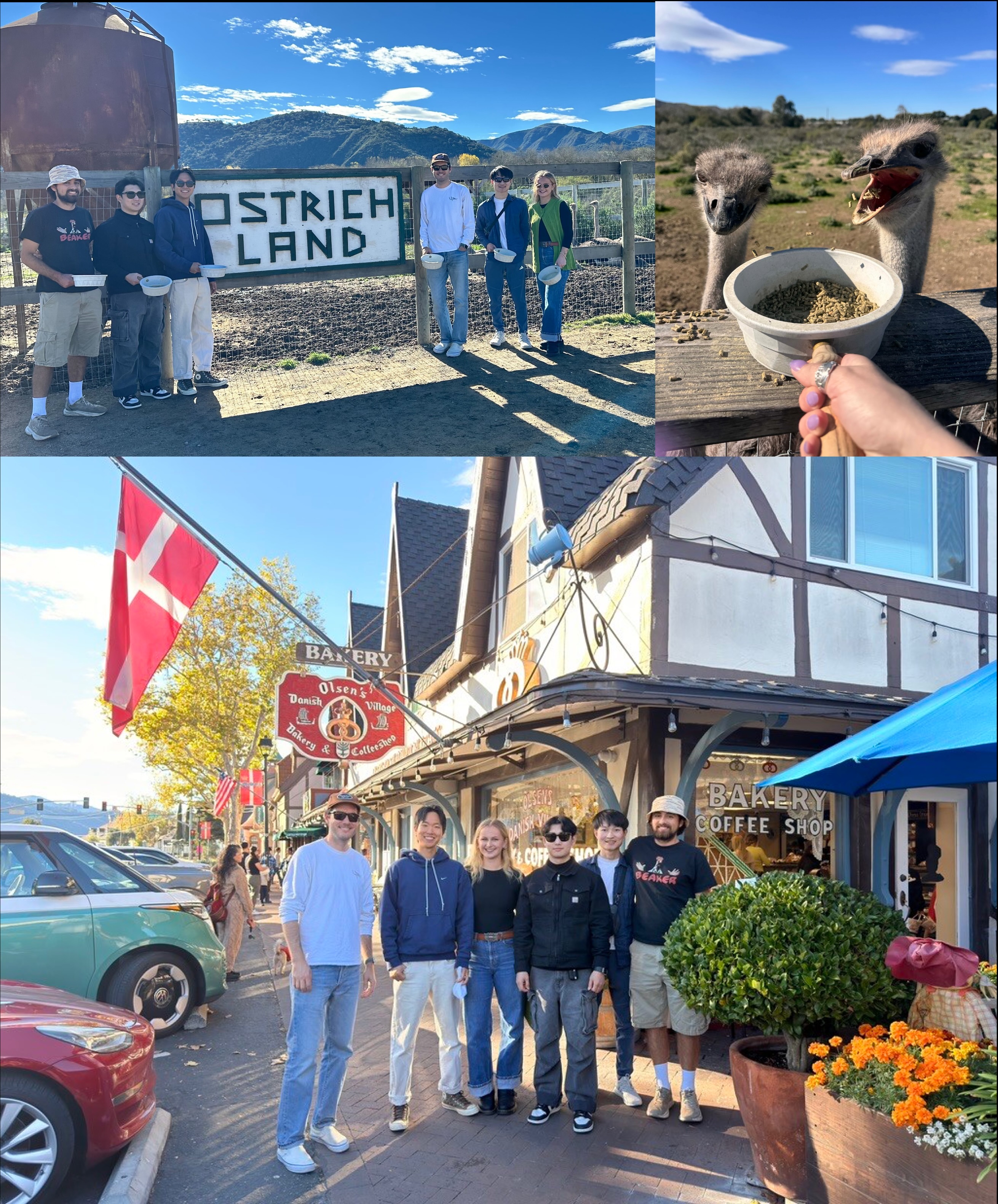 Mefford Group photo at Ostrichland and Solvang